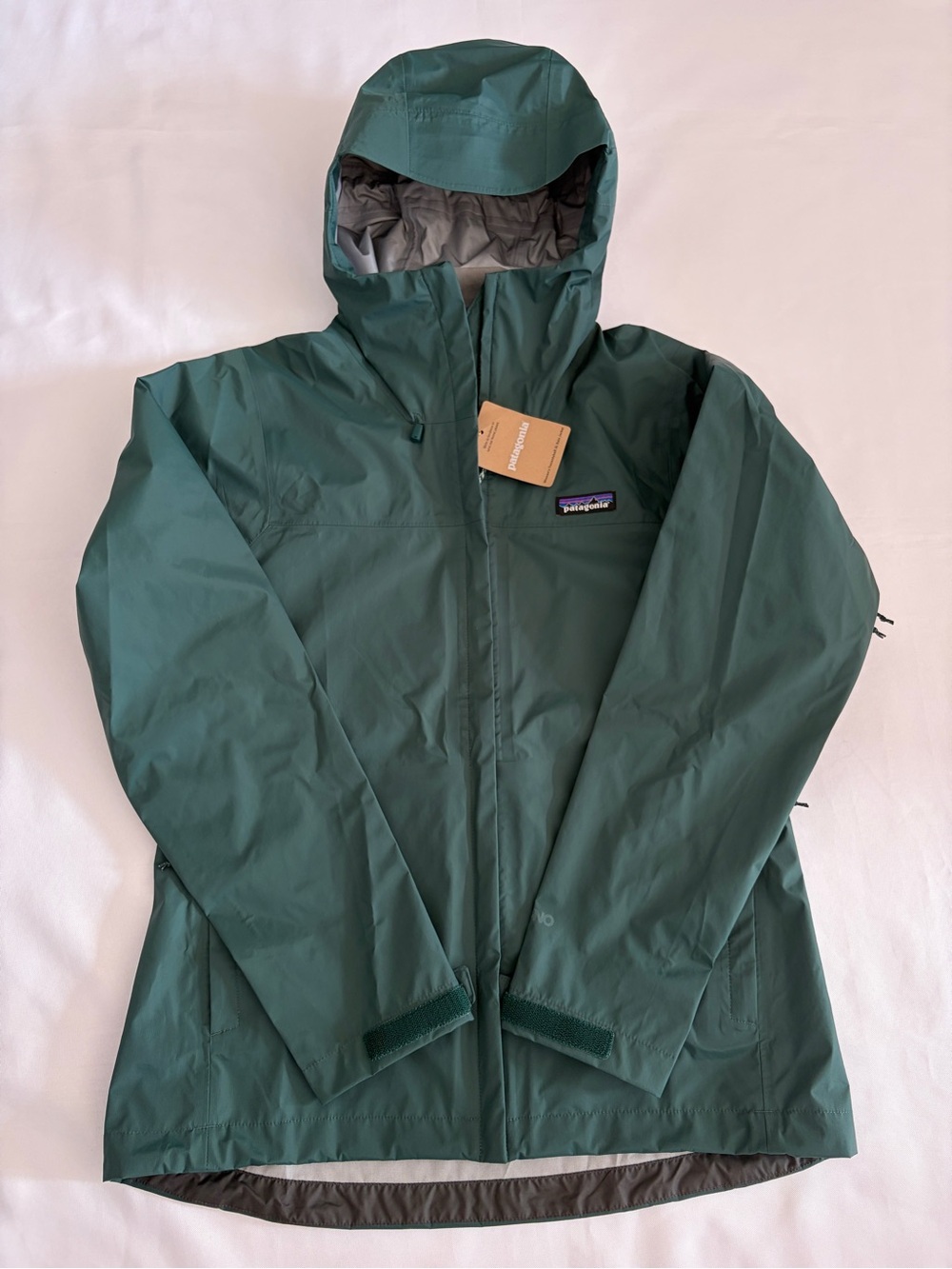 Patagonia Torrentshell 3L Rain Jacket Women's Size S Cascade Green